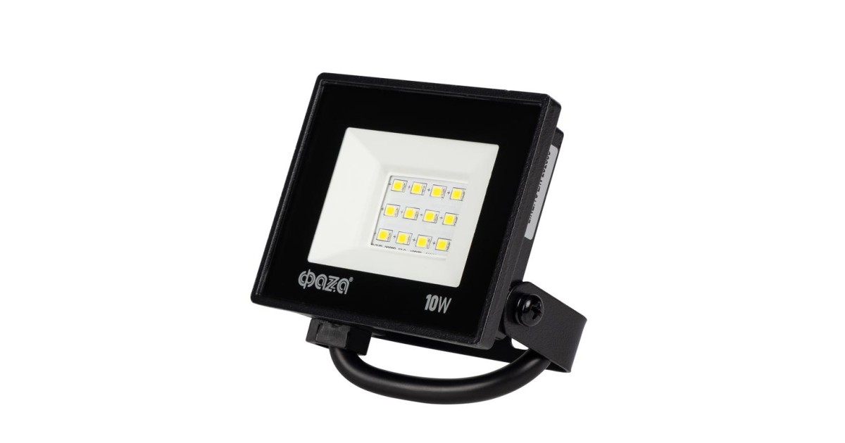 Купить Прожектор светодиодный СДО-20 10Вт 6500К IP65 230В BL ДО прозр. закален. стекло 5047242 ФАZА оптом в Москве