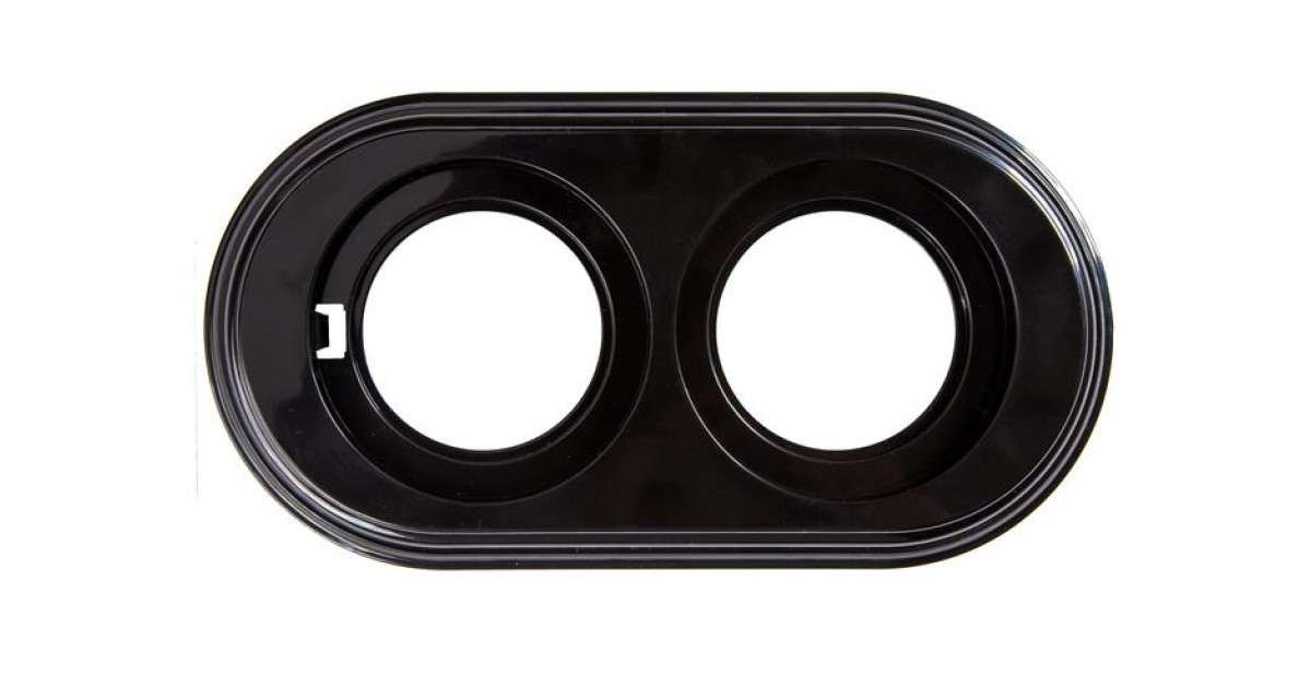 Купить Рамка 2-м ретро пластик. черн. BF1-620-23 Bironi оптом в Москве