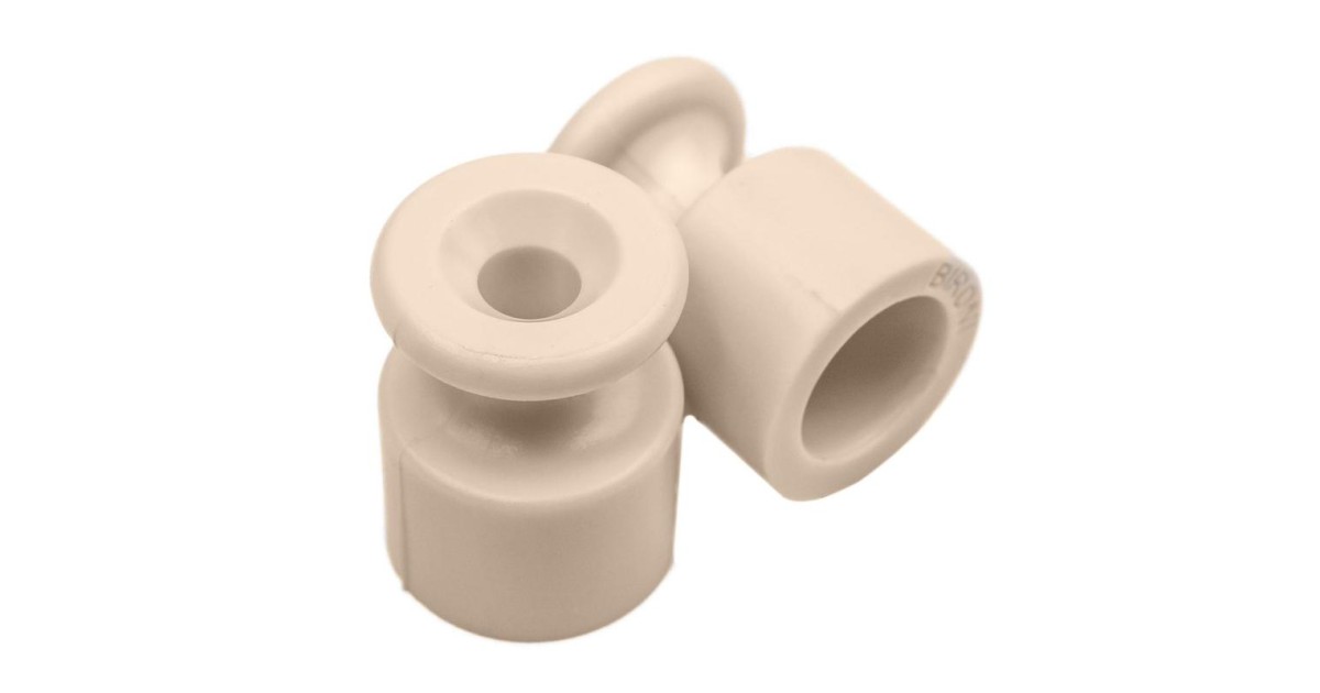 Купить Изолятор для наружного монтажа пластик песочн. зол. (уп.100шт) B1-551-24-100 Bironi оптом в Москве