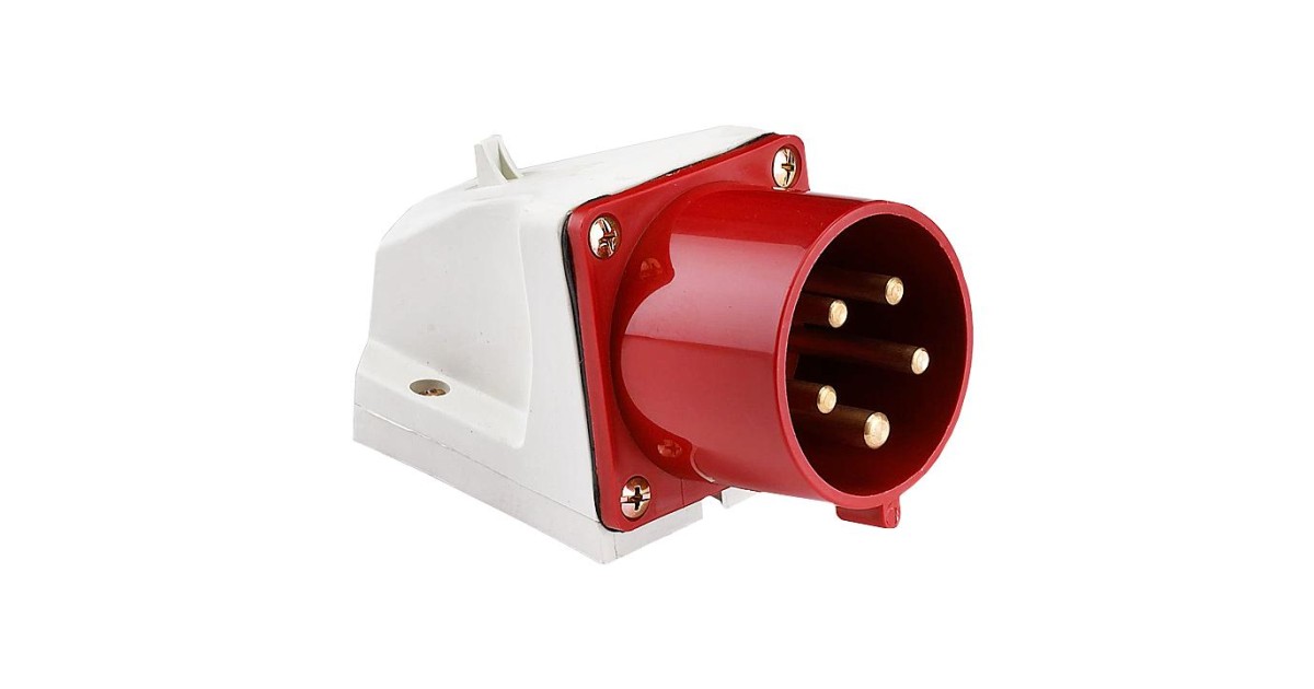 Купить Вилка стационарная 515 3Р+РЕ+N 16А 380В IP44 PROxima ps-515-16-380 EKF оптом в Москве