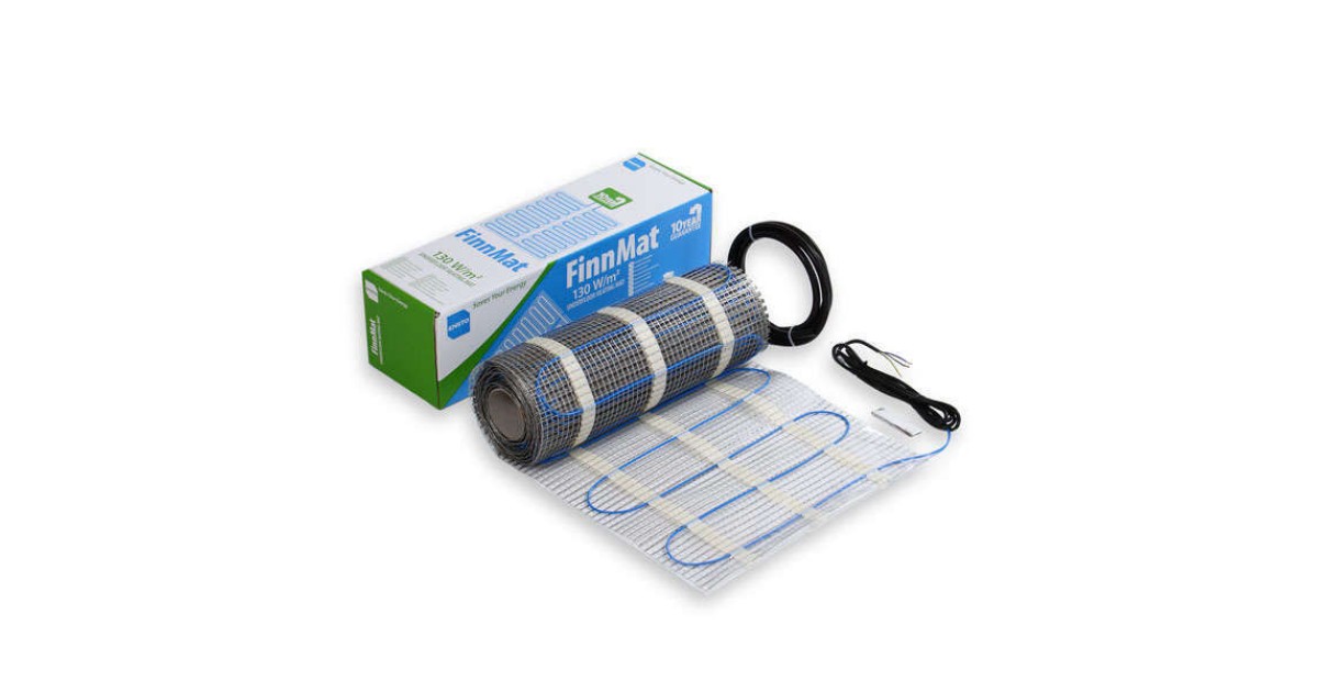 Купить Комплект "Теплый пол" (мат) 130Вт/кв.м FinnMat 650Вт 5.0кв.м 2 жилы EFHFM130.5 Ensto оптом в Москве