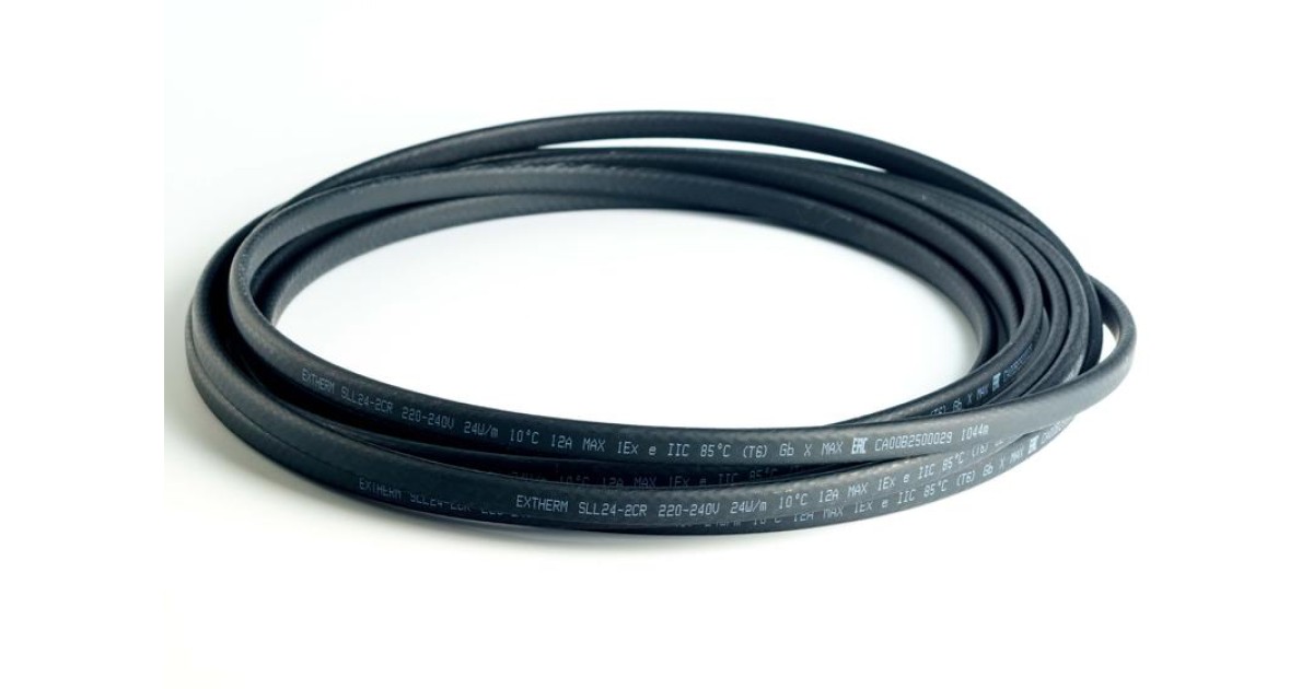 Купить Кабель нагревательный саморег. строительного применения (трубы) 20Вт/м 16AWG термопласт Extherm SXLL20-2CR EXTHERM оптом в Москве