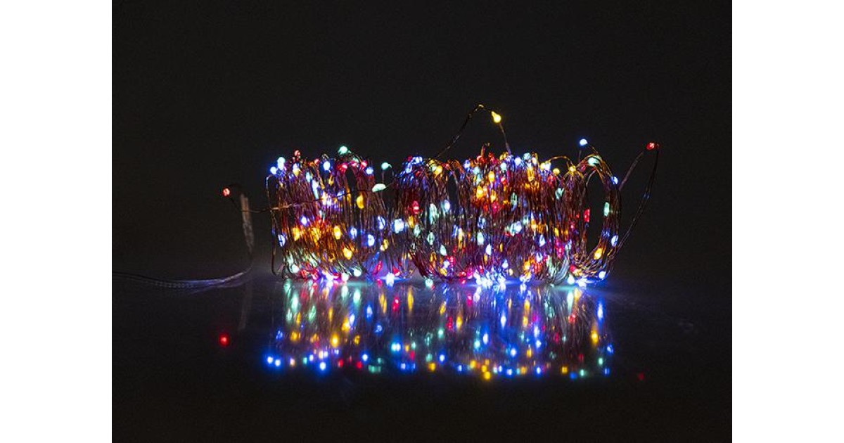 Купить Светильник светодиодный садовый SLR-G03-100M нить 100LED мультицвет на солнечн. батарее 5033467 ФАZА оптом в Москве