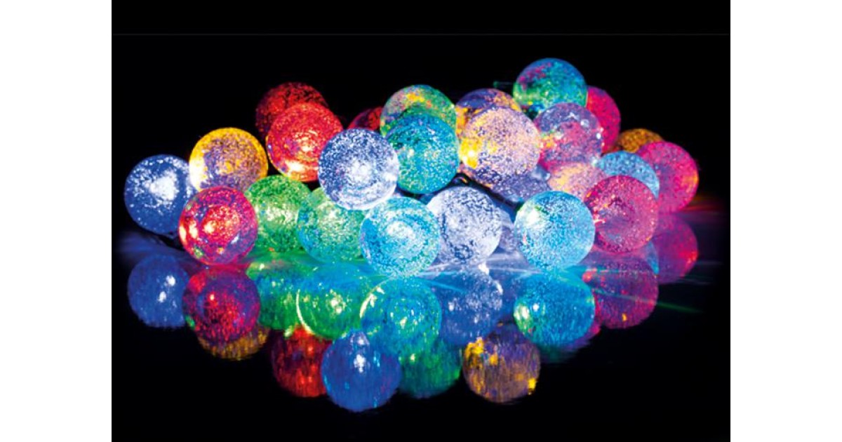 Купить Светильник светодиодный садовый SLR-G05-30M гирлянда шарики мультицвет на солнечн. батарее 5033375 ФАZА оптом в Москве