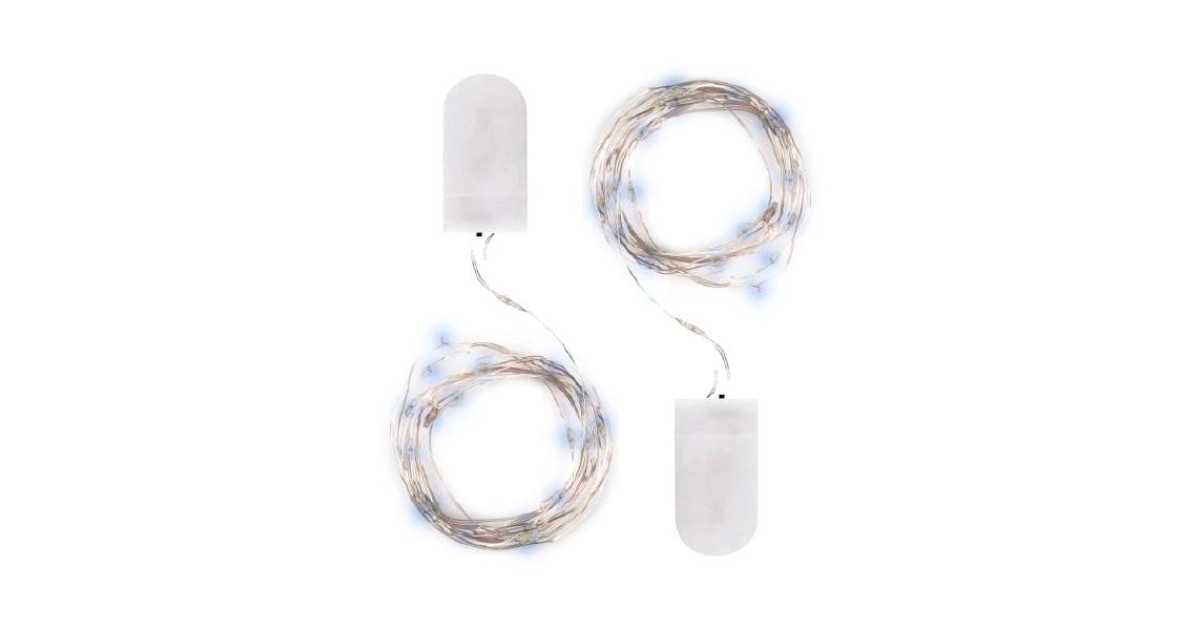 Купить Гирлянда DC-G05-20WS2 20LED 2xCR2032 (в компл.) бел. (уп.2шт) ФАZА 5048010 ФАZА оптом в Москве