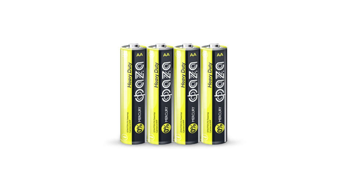 Купить Элемент питания солевой AA/R6 1.2В Heavy Duty Shrink-4 (уп.4шт) 5002296 ФАZА оптом в Москве