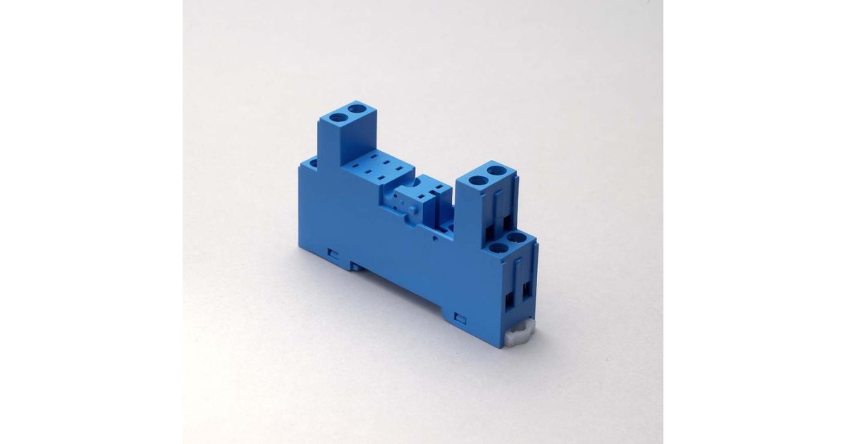 Купить Розетка с винт. клеммами (с зажимной клетью) для реле 40.51 40.52 40.61 40.62 модули 99.80 в комплекте метал. клипса 095.71 син. 95853SMA FINDER оптом в Москве