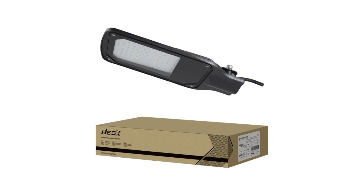 Купить Светильник светодиодный ДКУ-02 70Вт 5000К IP65 7350лм 105лм/Вт 230В уличный 4690612042435 NEOX оптом в Москве