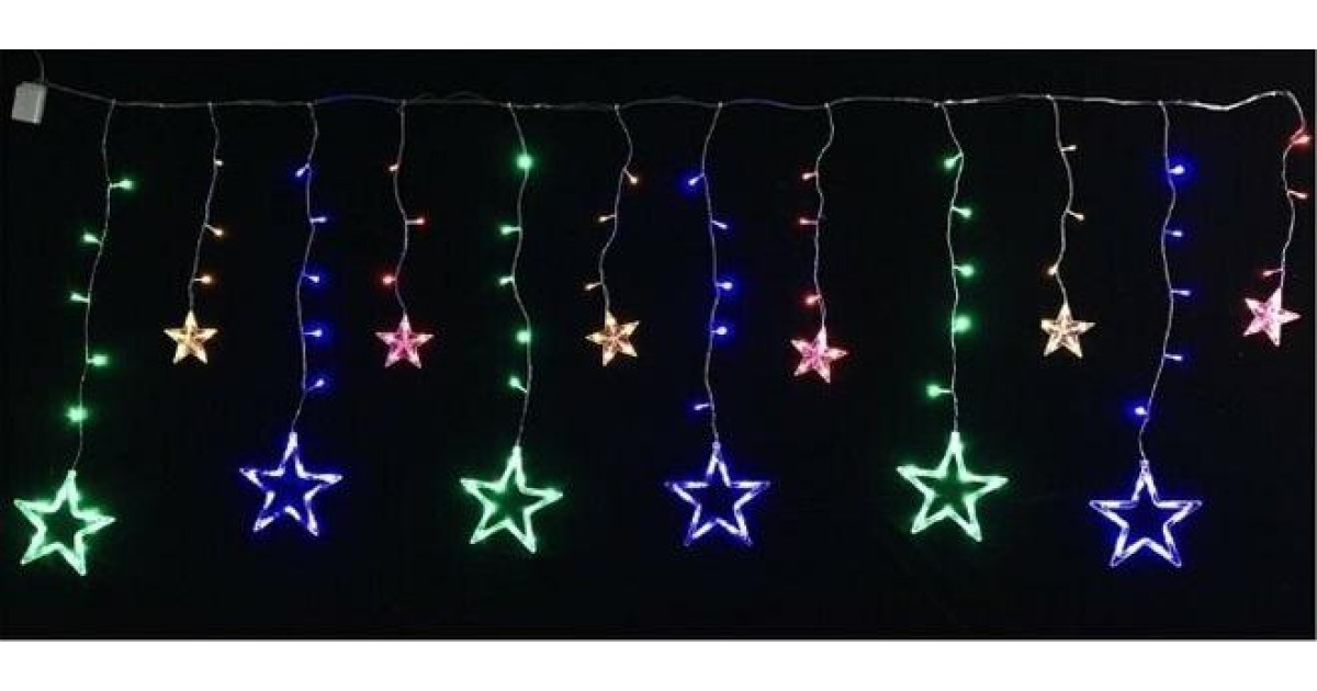 Купить Гирлянда "Занавес" DCLLD-138M-C 138 мультиколор светодиодов 2х1/0.6м 12 нитей 4690601047175 SHLights оптом в Москве