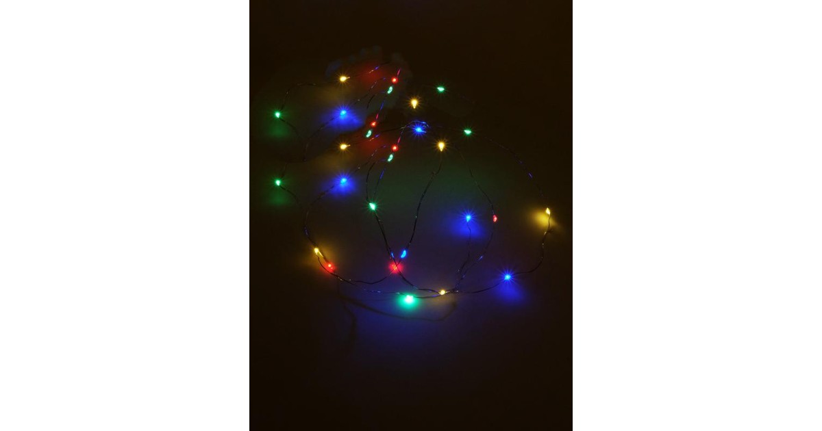 Купить Гирлянда "Нить" LDM30-M-BO 30 разноцветных минисветодиодов 2.17м 1 режим мигания для помещений 4690601042187A SHLights оптом в Москве