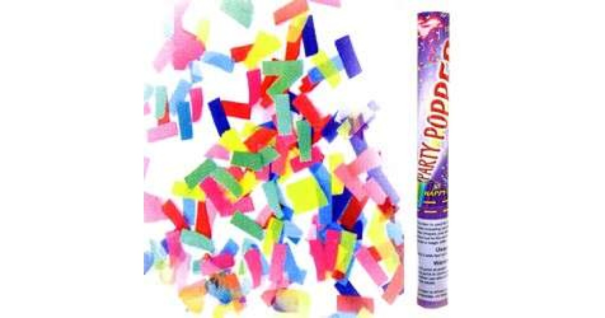 Купить Пневмохлопушка (твист) 8250 50см разноцв. папиросная бумага 5-8м (уп.12шт) 4607144112192 SHLights оптом в Москве