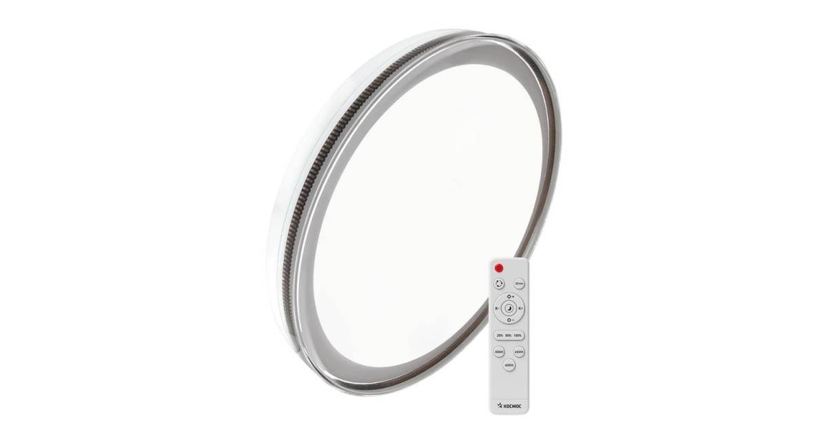 Купить Светильник светодиодный PREMIUM LEGION 75Вт 230В 3000-6500К 6000лм IP40 485х85мм настенно-потолоч. управляемый с пультом ДУ КОСМОС KSLegi75W Космос оптом в Москве