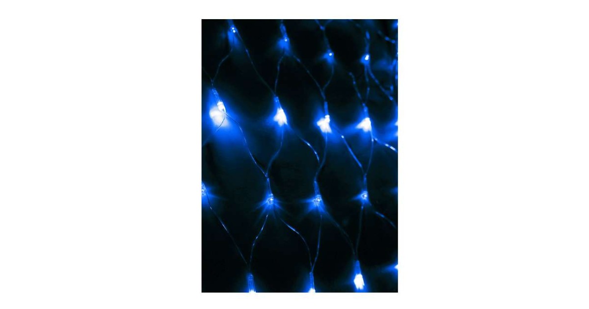 Купить Гирлянда Сеть 240LED 1.8х1.7м с контроллером (разные режимы мигания) провод 3м IP20 син. Космос KOC_NET240LED_B Космос оптом в Москве