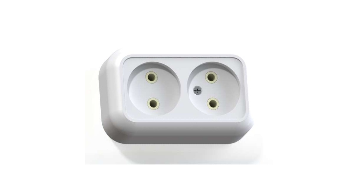 Купить Розетка 2-м ОП Валентина РА10-382 10А IP20 бел. Кунцево 5416 Кунцево-Электро оптом в Москве