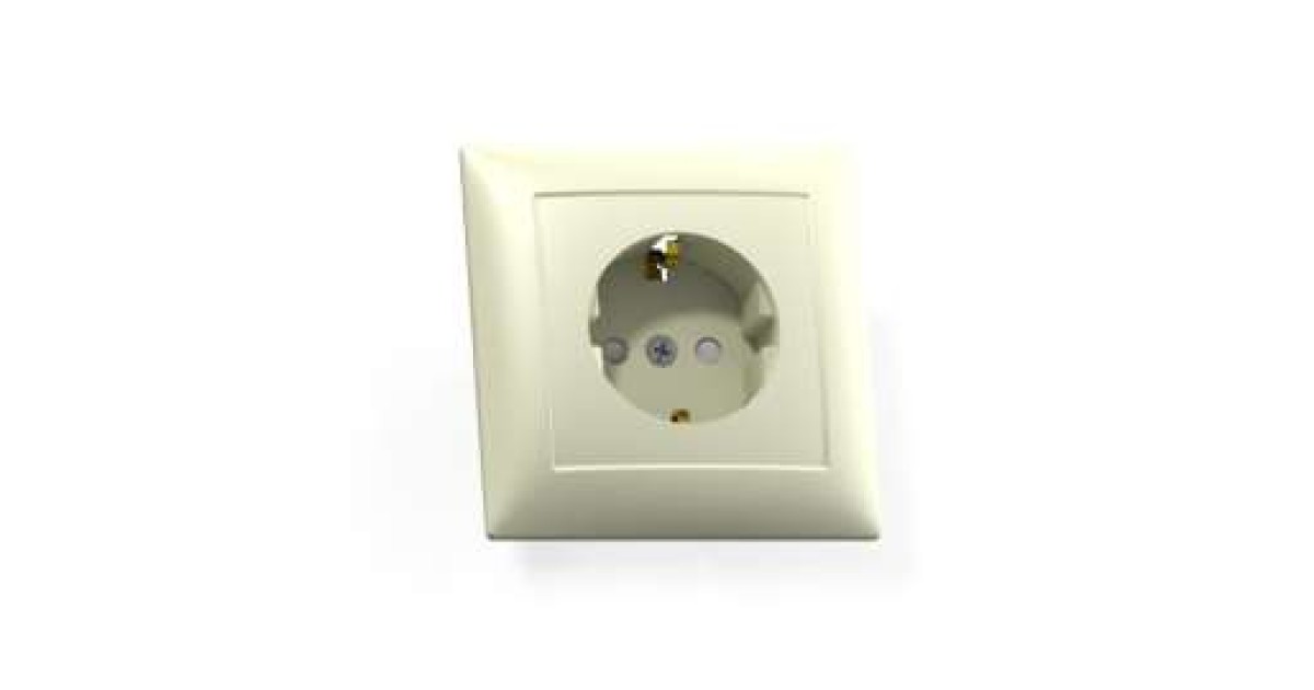 Купить Розетка 1-м СП Селена РС16-400 16А IP20 с заземл. защ. шторки сл. кость Кунцево 8151 Кунцево-Электро оптом в Москве