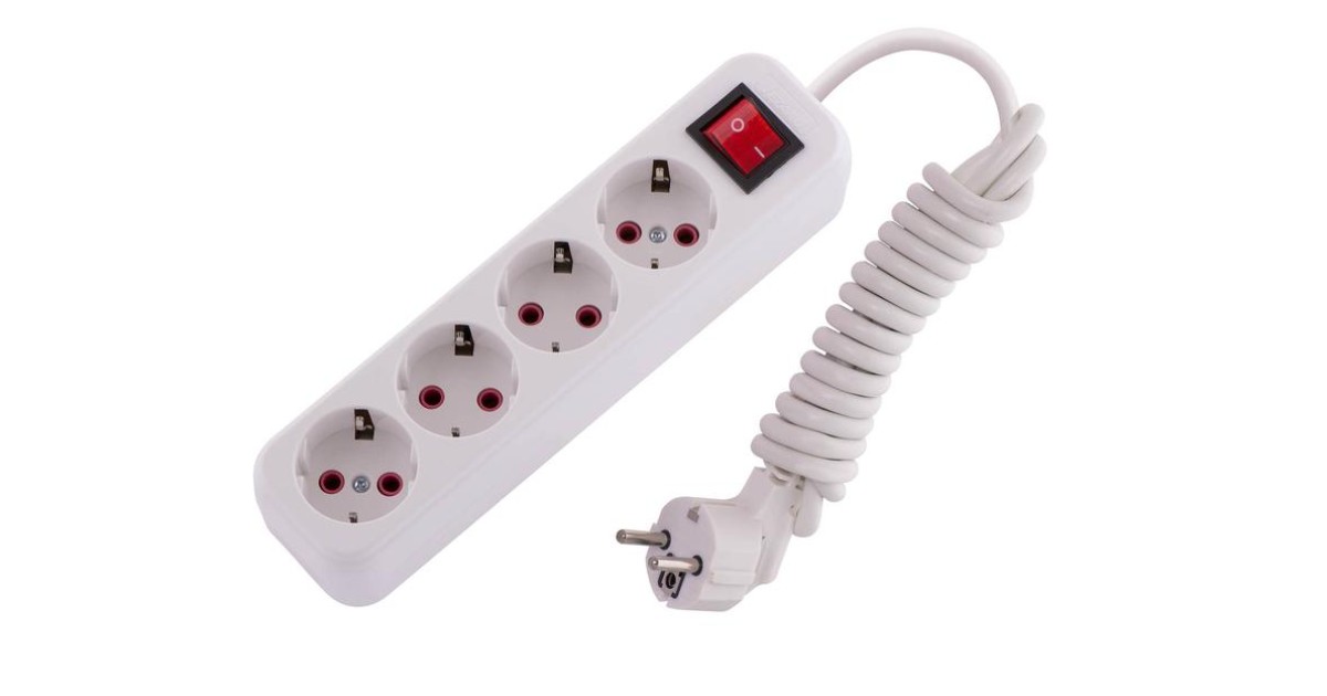 Купить Удлинитель 4х2м с заземл. 16А IP20 Lila с выкл. 720-0402-402 Lezard оптом в Москве