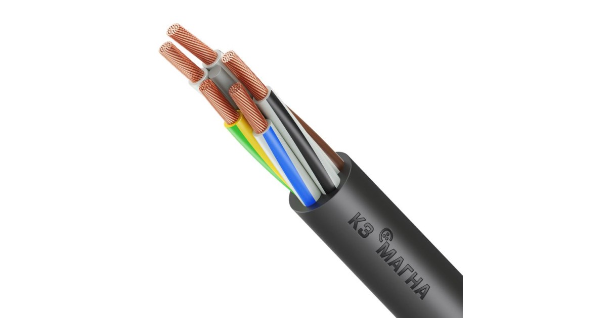 Купить Кабель КГВВнг(А)-LS 5х6.0 (N PE) 220/380-3 (м) Магна УТ000028825 Магна оптом в Москве