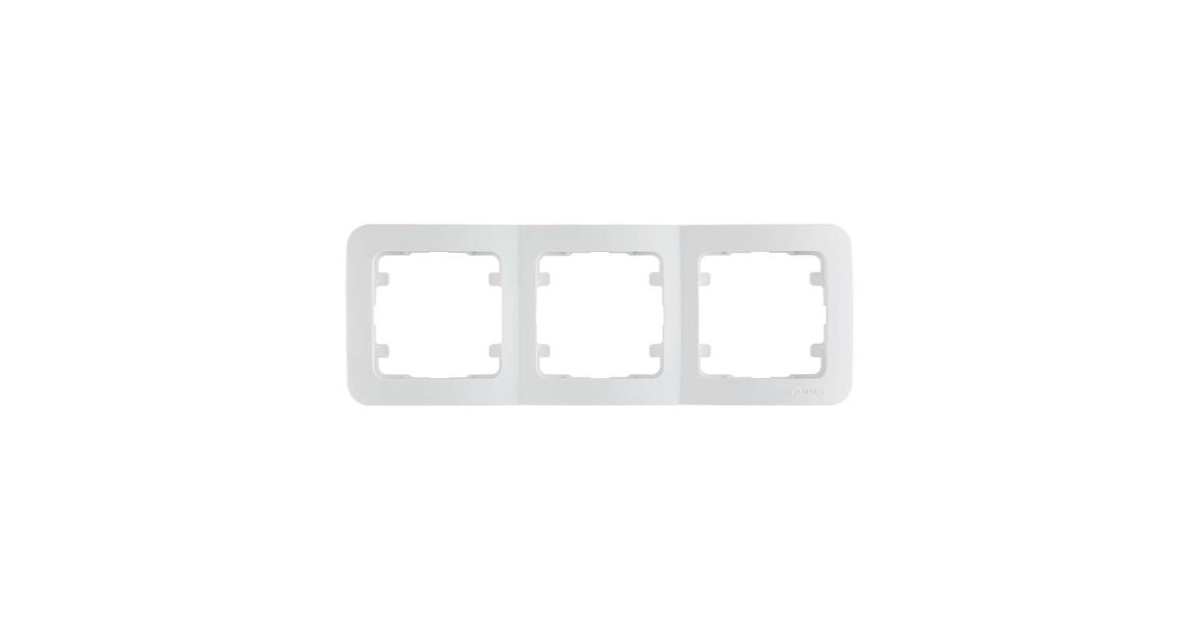 Купить Рамка 3-м Lillium горизонт. бел. 71013 Makel оптом в Москве