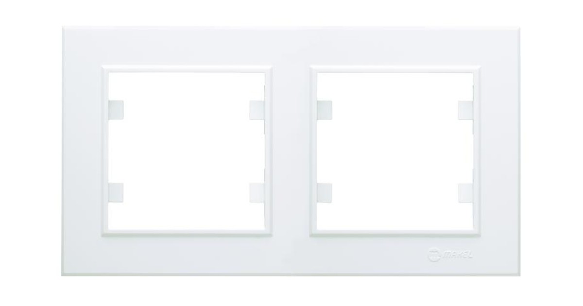 Купить Рамка 2-м Karea горизонт. бел. 56001702 Makel оптом в Москве