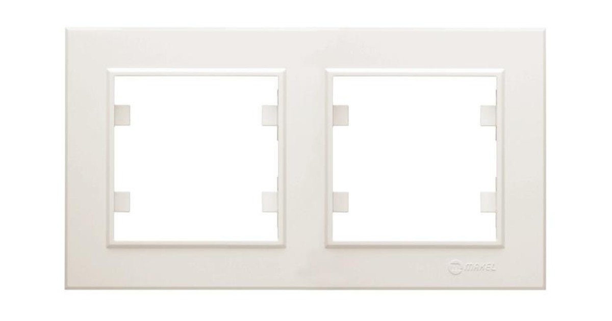 Купить Рамка 2-м Karea горизонт. крем. 56010702 Makel оптом в Москве