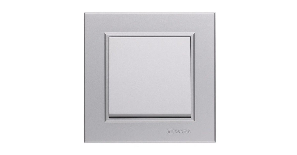 Купить Выключатель 1-кл. СП Karea 10А IP20 сереб. 56065001 Makel оптом в Москве