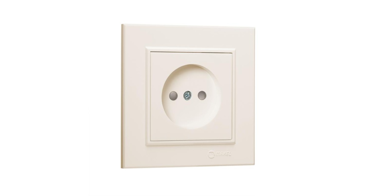 Купить Розетка б/з СП Karea 16А IP20 крем. 56010022 Makel оптом в Москве