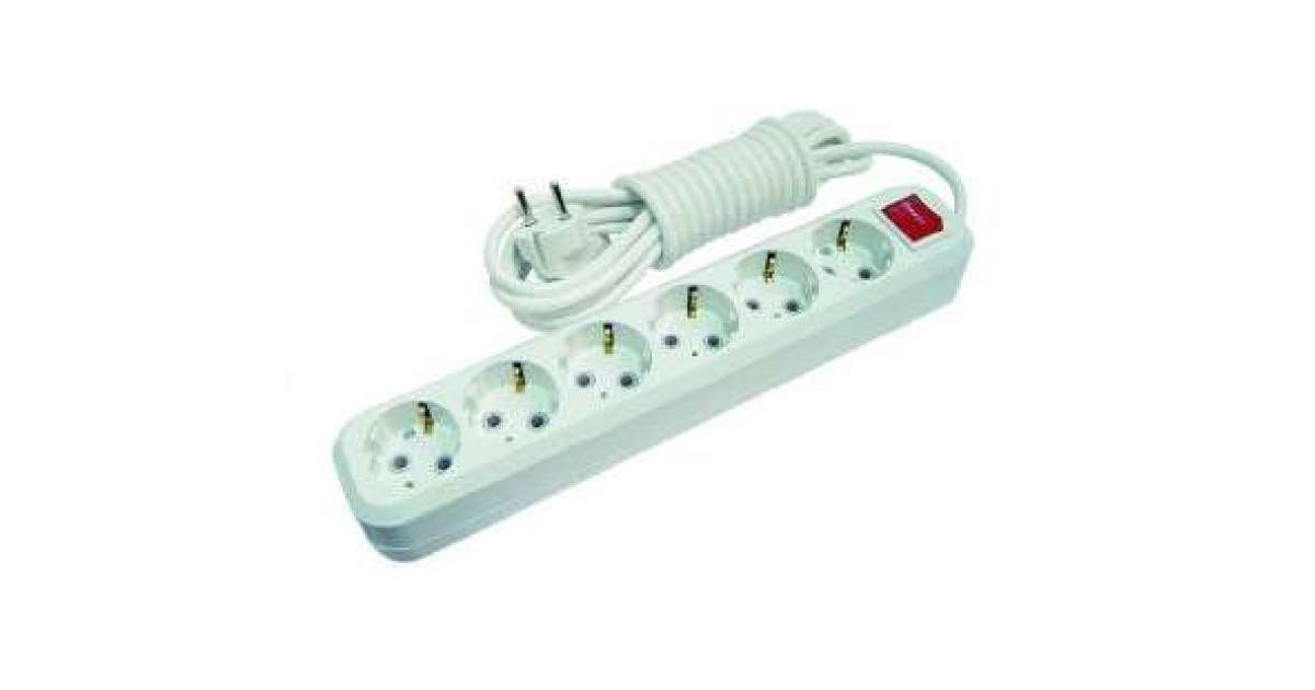 Купить Удлинитель 6х5м с заземл. 16А IP20 с выкл. MGP234 Makel оптом в Москве