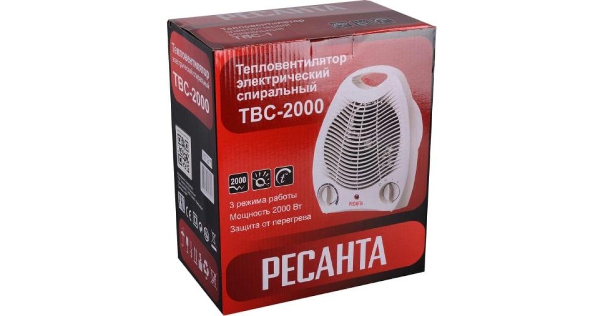 Купить Тепловентилятор ТВС-2000 67/2/11 Ресанта оптом в Москве