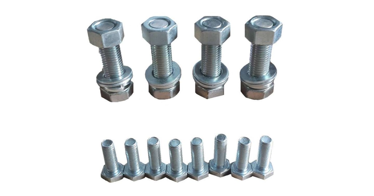 Купить Комплект крепежа для ОГК/ОКК-6/7/ОП2ф/ОГКс-6 (болт М16х60 - 4шт; гайка М16 - 4шт; шайба Ф16 - 4шт; гровер С16 - 4шт) В00005712 Пересвет оптом в Москве