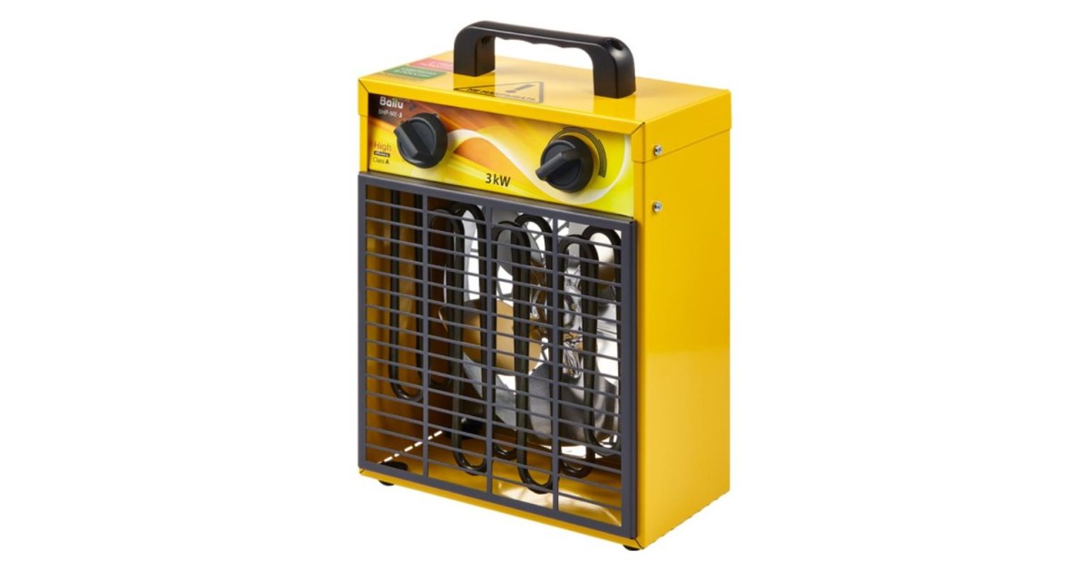Купить Пушка тепловая 3кВт 300куб.м/ч BHP-ME-3 НС-1069378 Ballu оптом в Москве