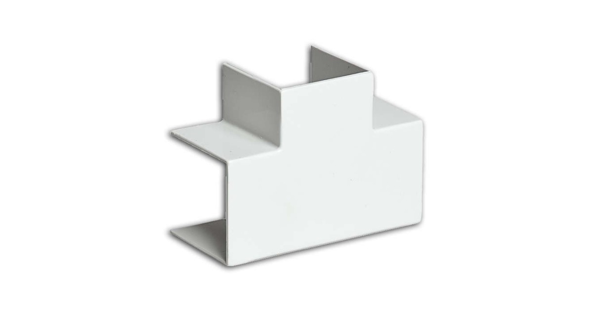 Купить Тройник накладной 90град. для кабель-канала РКК 16х16 бел. ТРН-16х16 Ruvinil оптом в Москве
