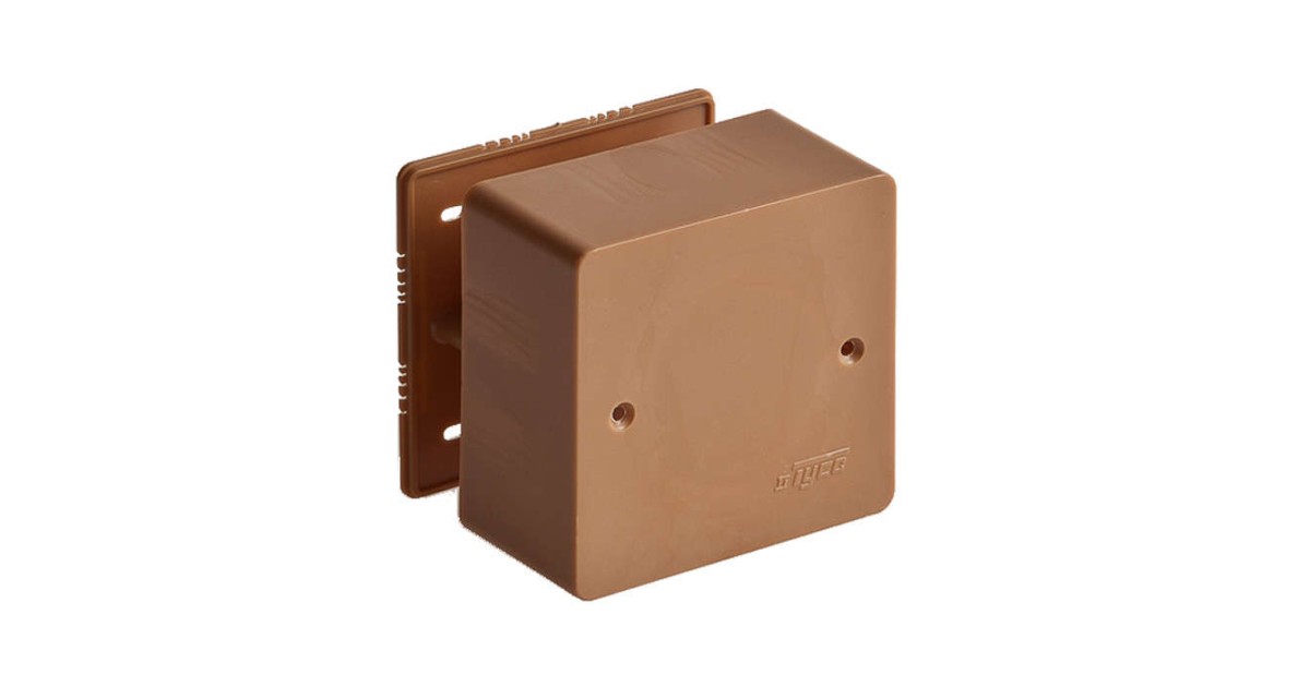 Купить Коробка универсальная для кабель-каналов 85х85х45 корич. IP40 65015К Ruvinil оптом в Москве