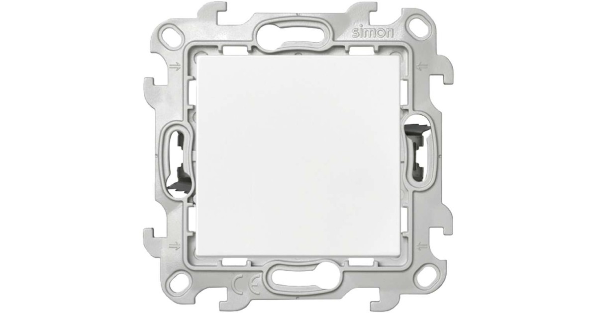 Купить Переключатель проходной 1-кл. 1п 2мод. СП 24 10А IP20 Push&Go механизм бел. 2420251-030 Simon оптом в Москве