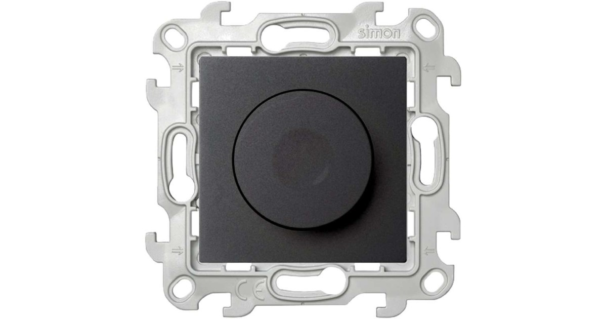 Купить Механизм светорегулятора 1-кл. 1п 2мод. СП 24 10А IP20 450В графит 2410313-038 Simon оптом в Москве
