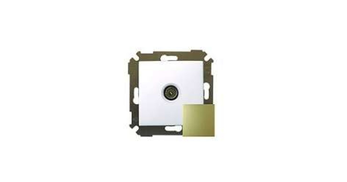 Купить Розетка телевизионная одиночная TV СП Simon34 механизм бронз. Simon 34475-036 Simon оптом в Москве