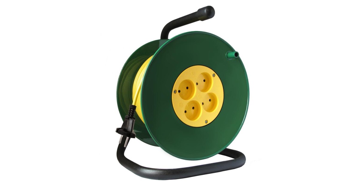 Купить Удлинитель на катушке 4х50м без заземл. 6А IP20 1.3кВт 481S-3105 Союз оптом в Москве