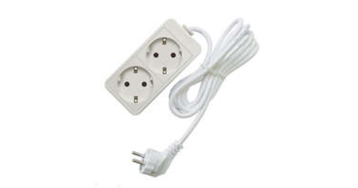 Купить Удлинитель 2х1.5м с заземл. 10А IP20 2.2кВт ПВС 481S-9201 Союз оптом в Москве