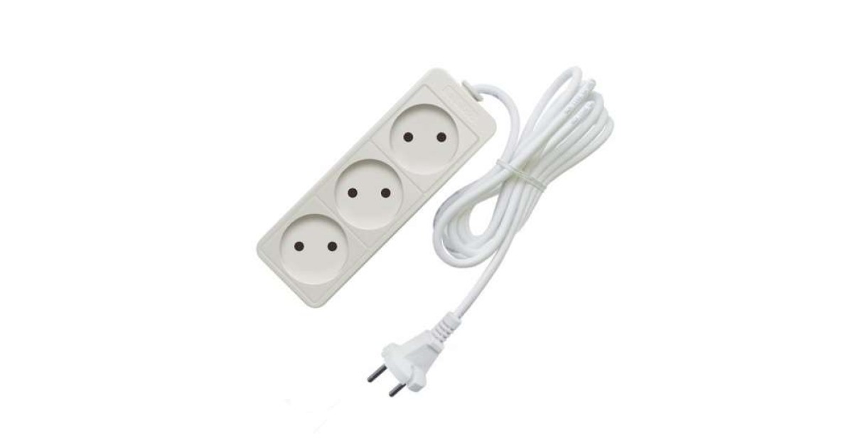 Купить Удлинитель 3х3м без заземл. 10А IP20 2.2кВт ПВС 481S-1303 Союз оптом в Москве