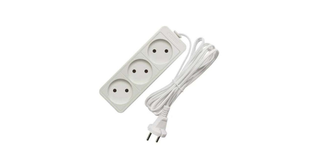 Купить Удлинитель 3х7м без заземл. 10А IP20 2.2кВт ПВС 481S-1307 Союз оптом в Москве