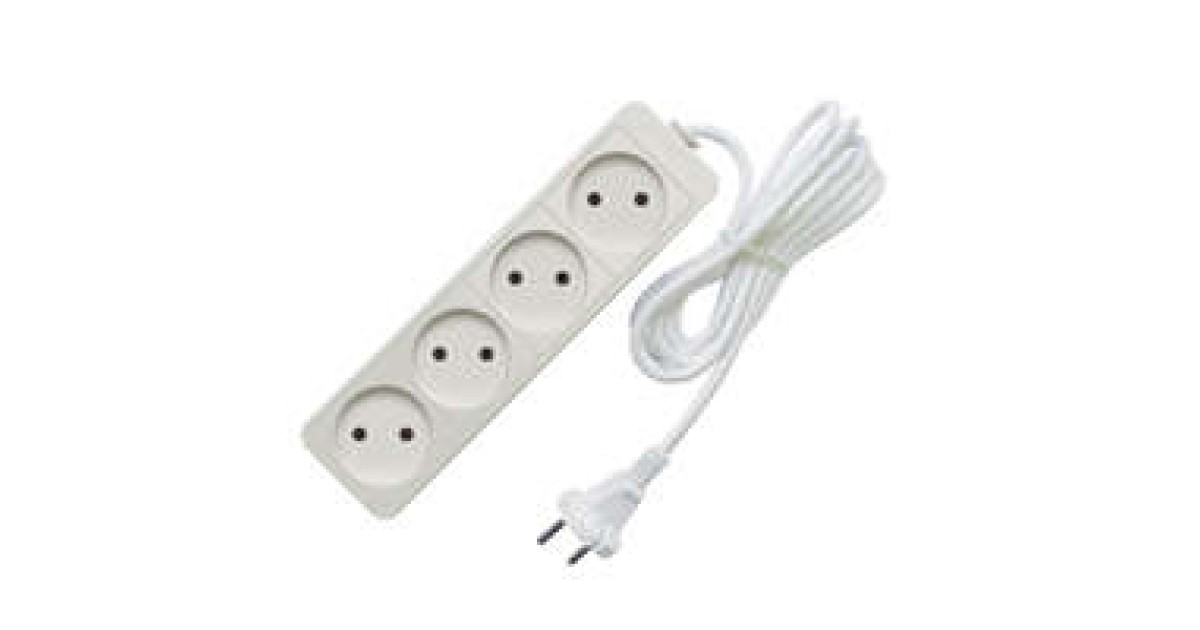 Купить Удлинитель 4х7м без заземл. 10А IP20 2.2кВт ПВС 481S-1407 Союз оптом в Москве