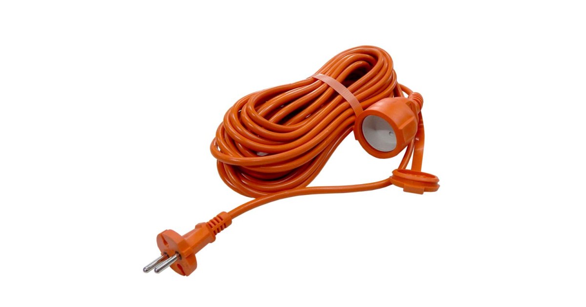 Купить Удлинитель-шнур 1х40м без заземл. 6А IP44 УШ-6 ПВС 2х0.75 9632002 UNIVersal оптом в Москве