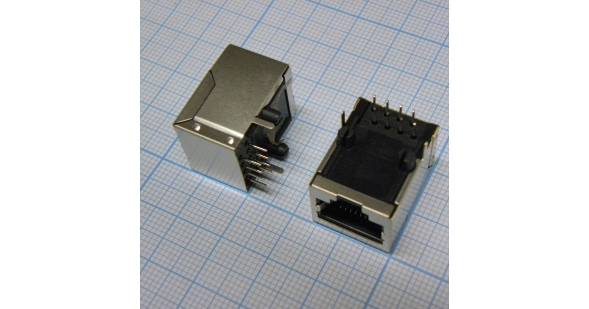 Купить TJ8P8C розетка в плату 59-01 (5921-C) CZT оптом в Москве