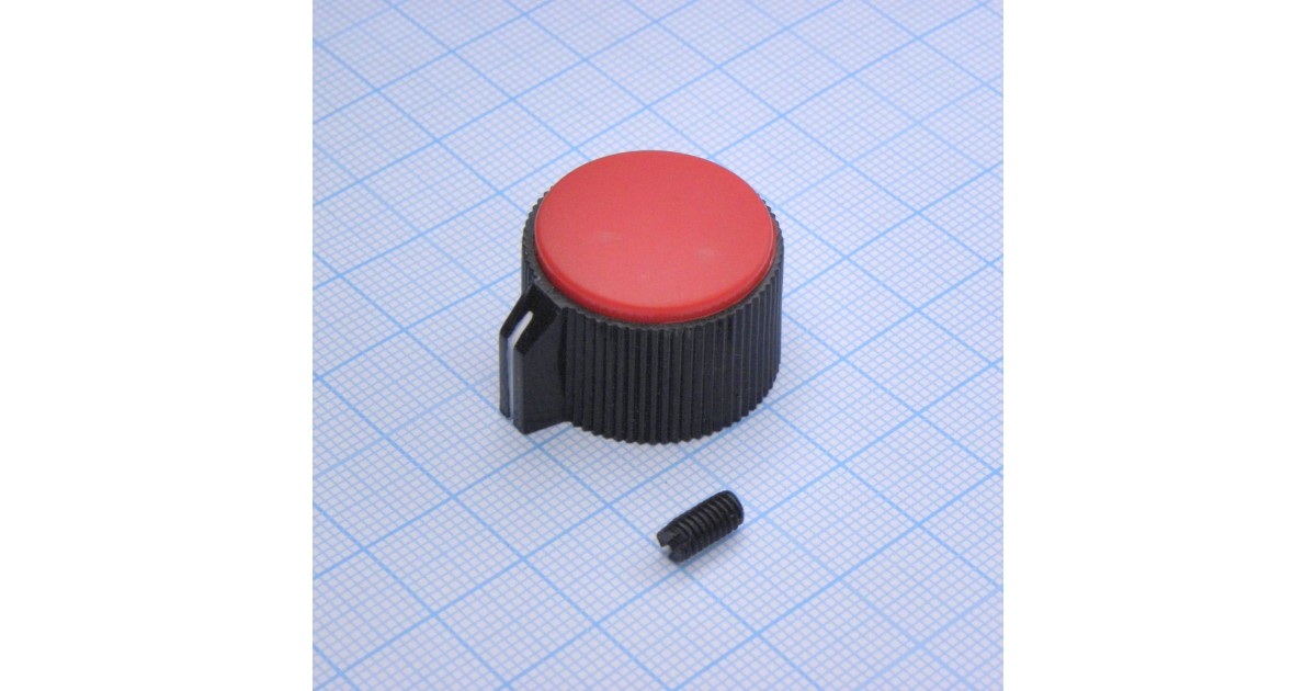 Купить Ручка KN-113A красн. d=6.4 YRE оптом в Москве