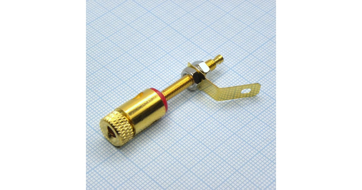 Купить Клемма D  9.5 M4 gold . оптом в Москве