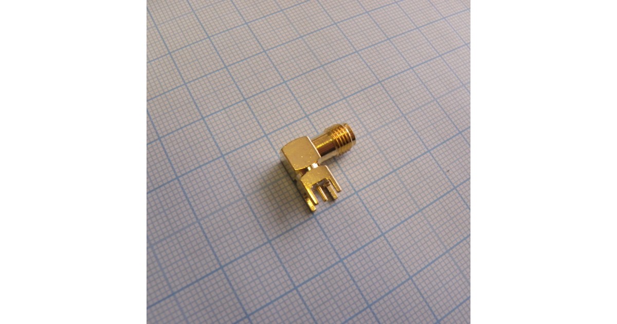 Купить SMA-RP штекер на плату угловой . оптом в Москве