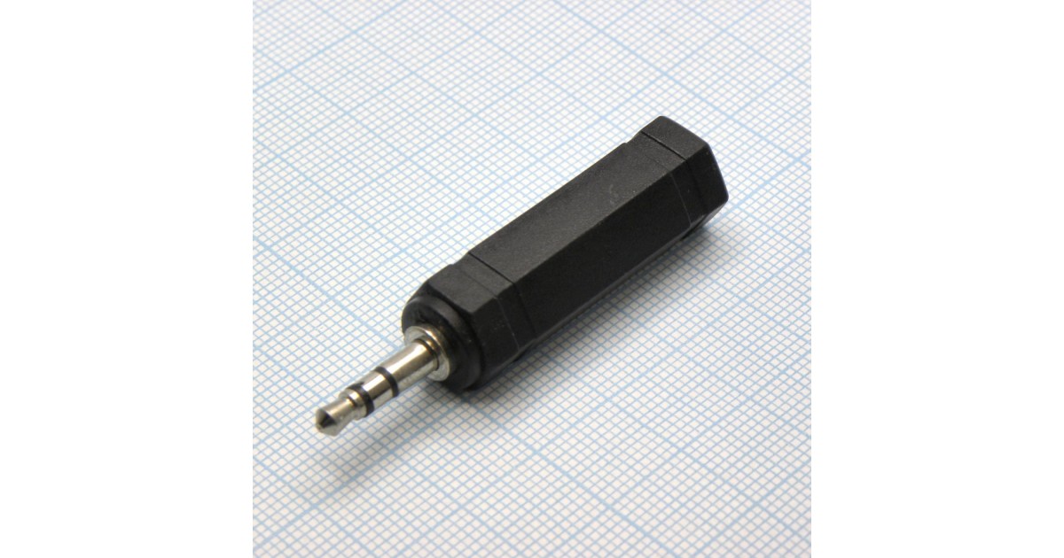 Купить AD TRS штекер 3,5 -  TRS гнездо 6,3 . оптом в Москве