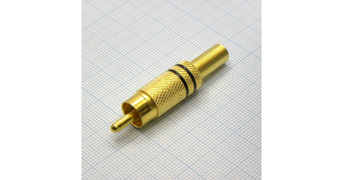 Купить RCA Gold штырь с хв. RG59 . оптом в Москве