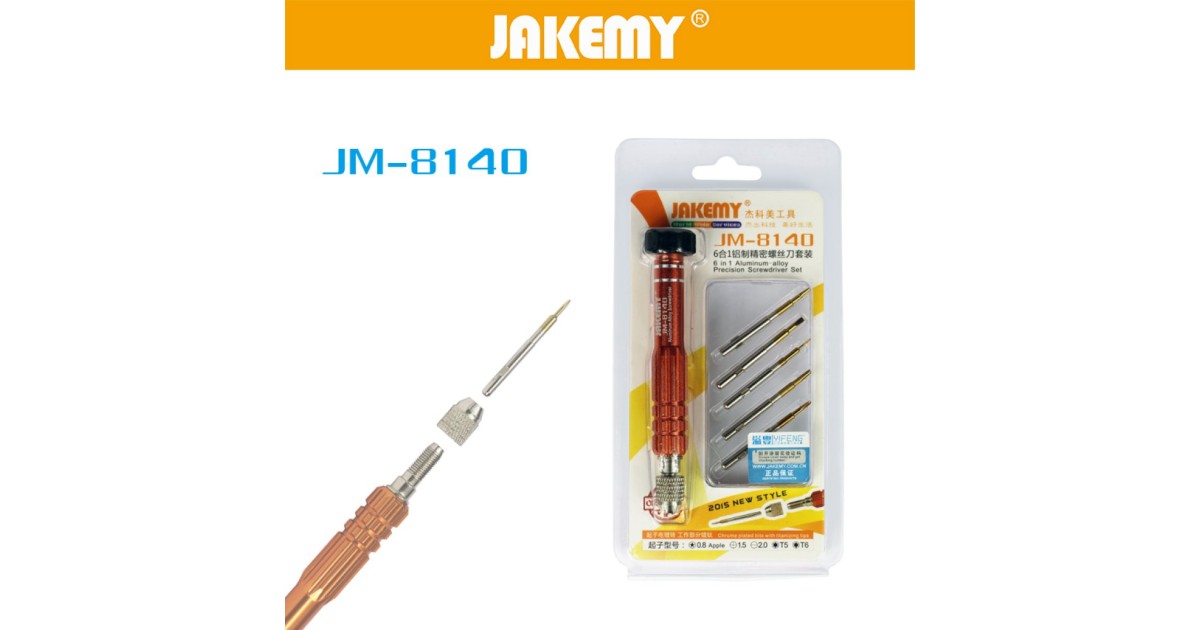 Купить Отвертка прецизионная 6в1 JM-8140 Jakemy оптом в Москве