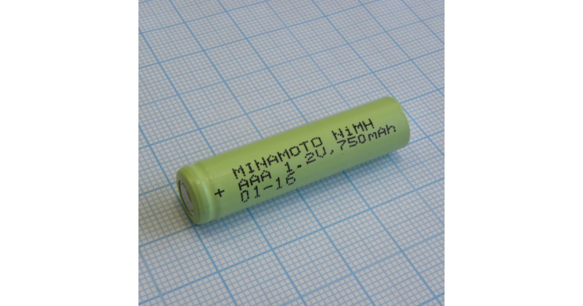 Купить Аккумулятор 10х45мм AAA750 Minamoto оптом в Москве