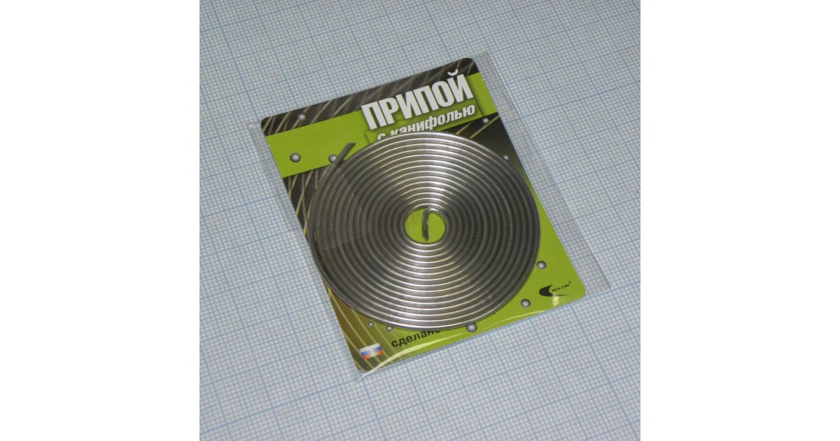 Купить Припой ПОС-61 1.5мм  1.5 метра. Россия оптом в Москве